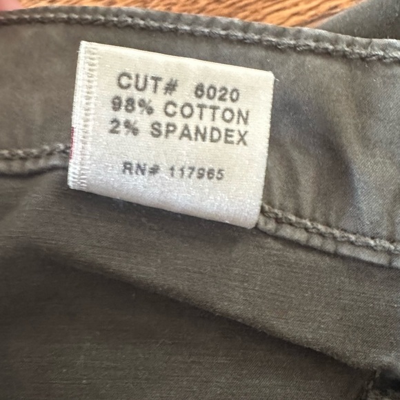 J BRAND West Point Olive Green Skinny Jeans - Picture 4 of 7